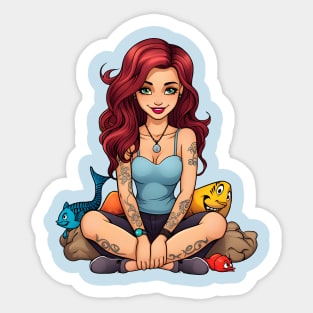 Tattooed princess 2. Sticker